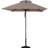 7 1/2 ft. Wood Market Square Umbrella - Beach Umbrellas for Sale