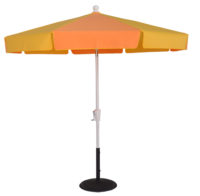 International Umbrella Shipping 7 1/2 ft. Aluminum Patio Style Crank Standard Umbrella